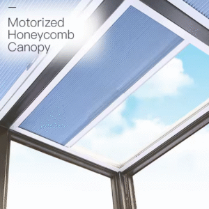 Horizontal House Roof Window Motorized Decorative Blackout Waterproof Skylight Blinds Skylight Blinds Motor