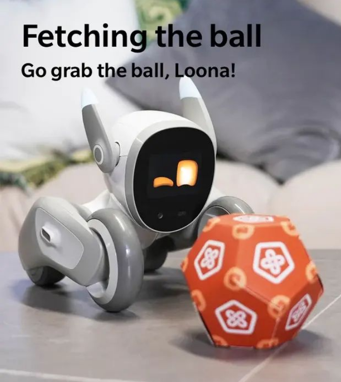 Loona AI Interactive Robot Dog - Smart Lifelike and Fun Intelligent Machine Dog for Kids and Adults Perfect for Learning