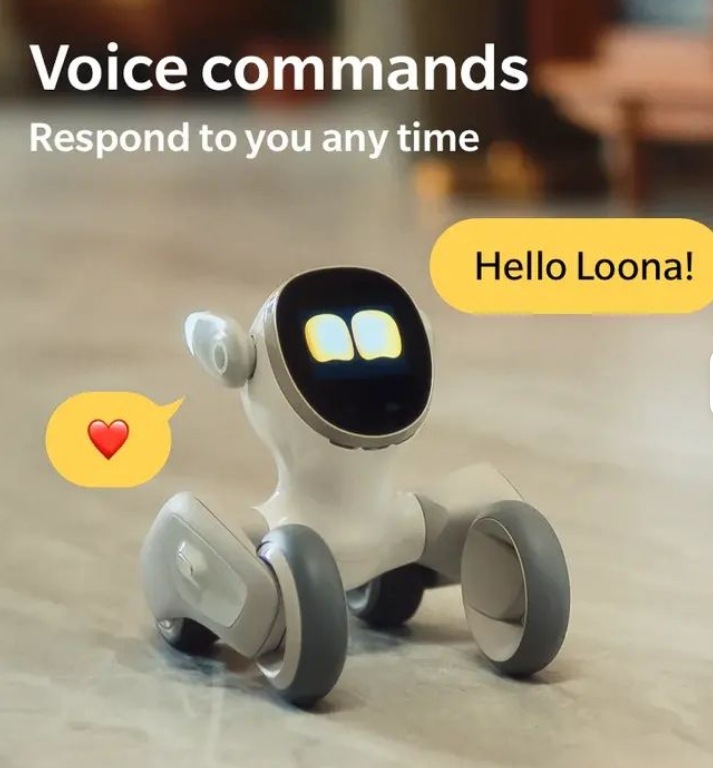 Intelligent WiFi Robot Dog for Pet Educational Entertainment with Remote Control and Voice Dialogue Programming
